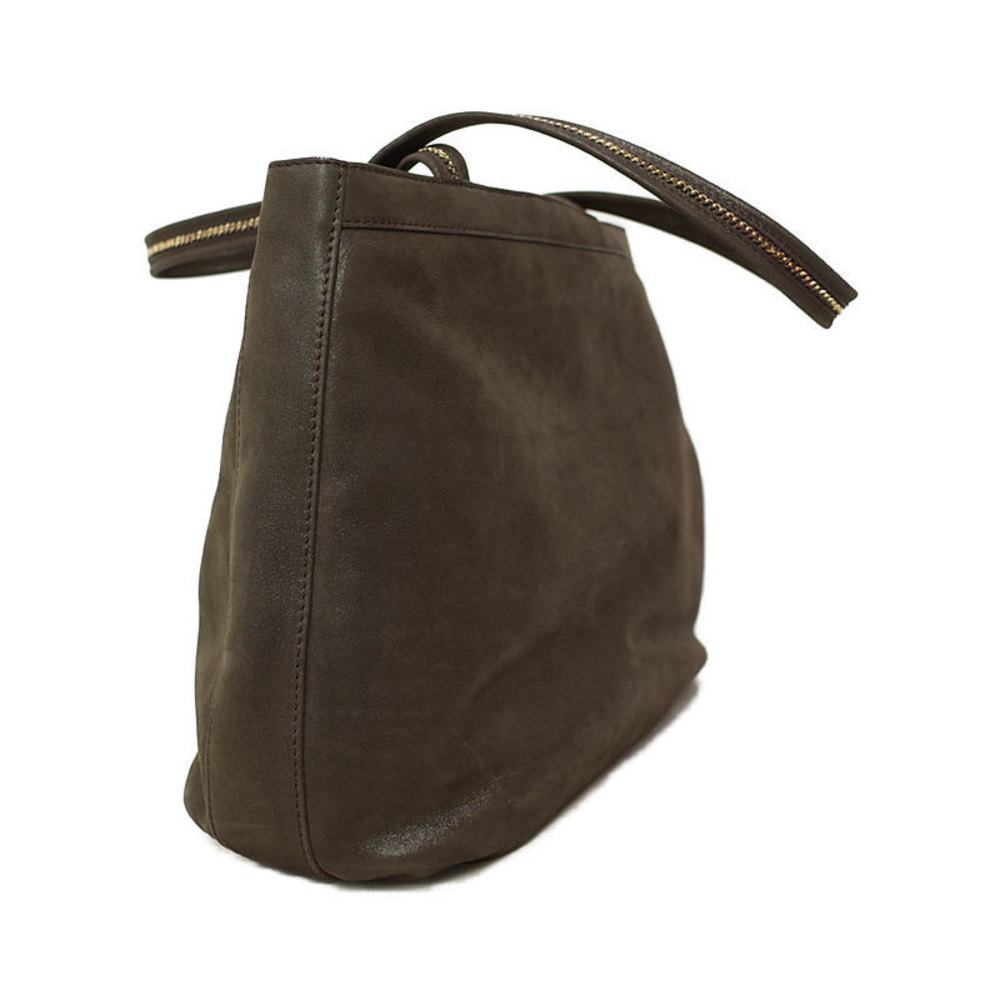 Fendi Black Brown Handbag FF Tote Motif